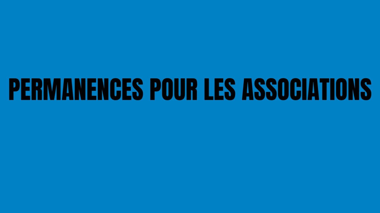 Permanences pour les associations
